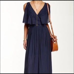 Free People Fiona Maxi Wrap Dress, Medium, New